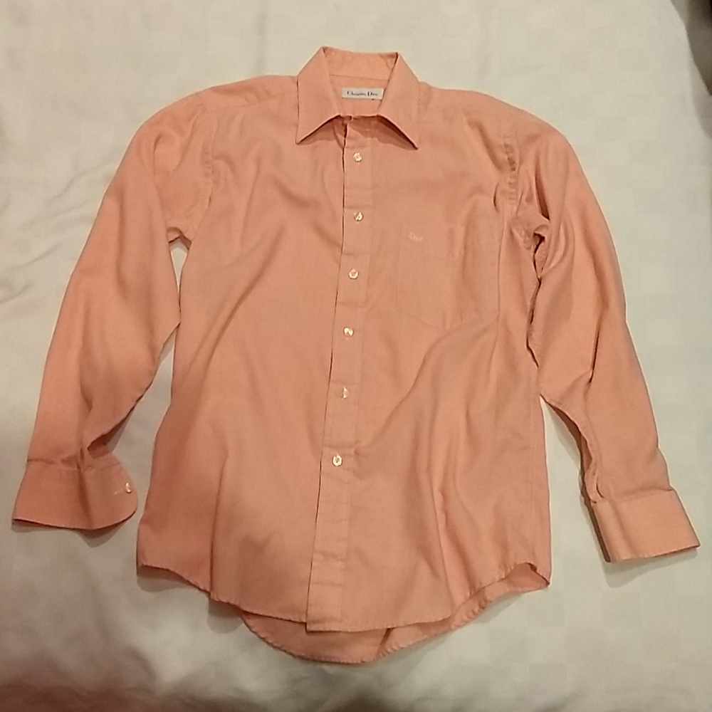 Christian Dior Long Sleeve Full Button Shirt, Men's 15/38